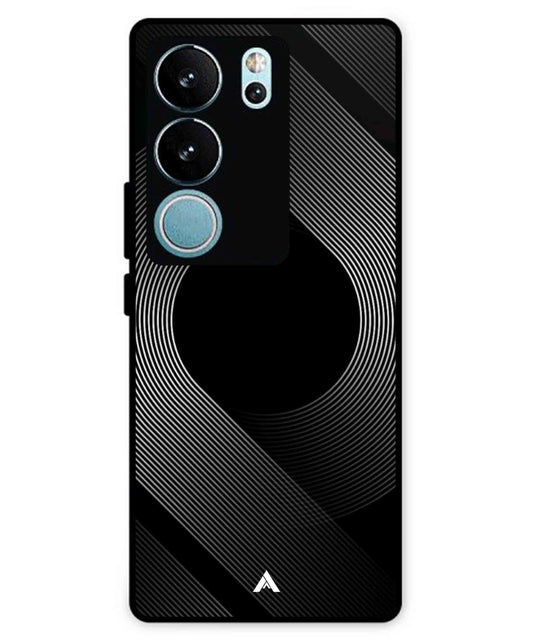 Stripe Pattern 14 Metal Back Cover Phone Case for Vivo v29