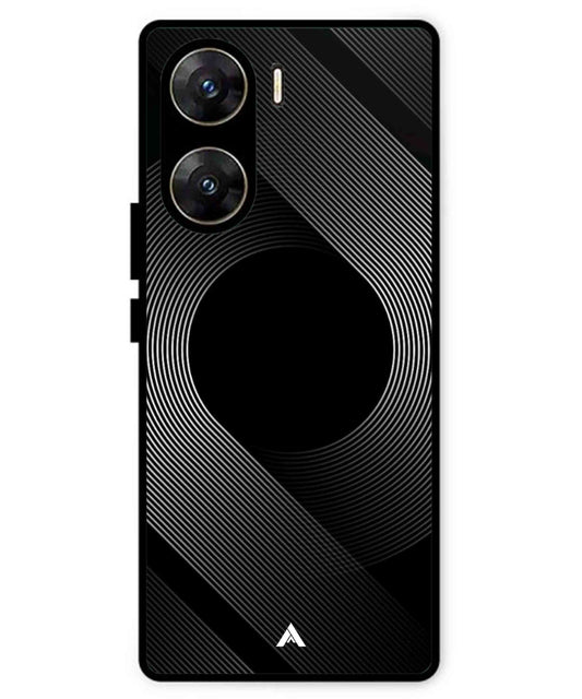 Stripe Pattern 14 Metal Back Cover Phone Case for Vivo v29e
