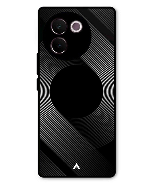 Stripe Pattern 14 Metal Back Cover Phone Case for Vivo v30e