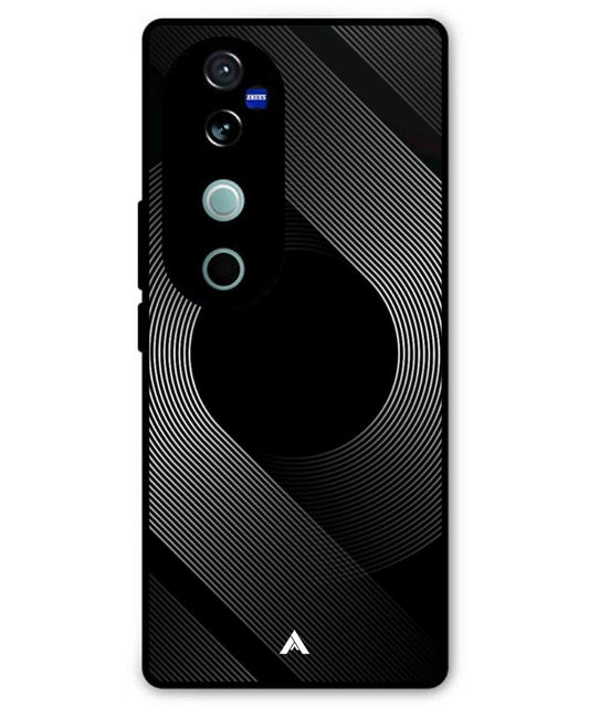 Stripe Pattern 14 Metal Back Cover Phone Case for Vivo v40