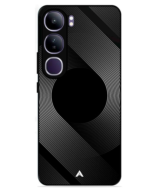 Stripe Pattern 14 Metal Back Cover Phone Case for Vivo v40 Lite