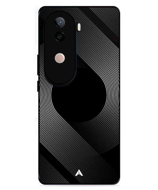 Stripe Pattern 14 Metal Back Cover Phone Case for Vivo v40e