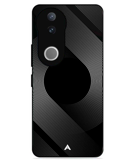 Stripe Pattern 14 Metal Back Cover Phone Case for Vivo v50