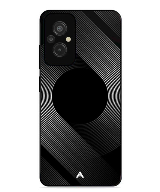 Stripe Pattern 14 Metal Back Cover Phone Case for Xiaomi Redmi 11 Prime 4G