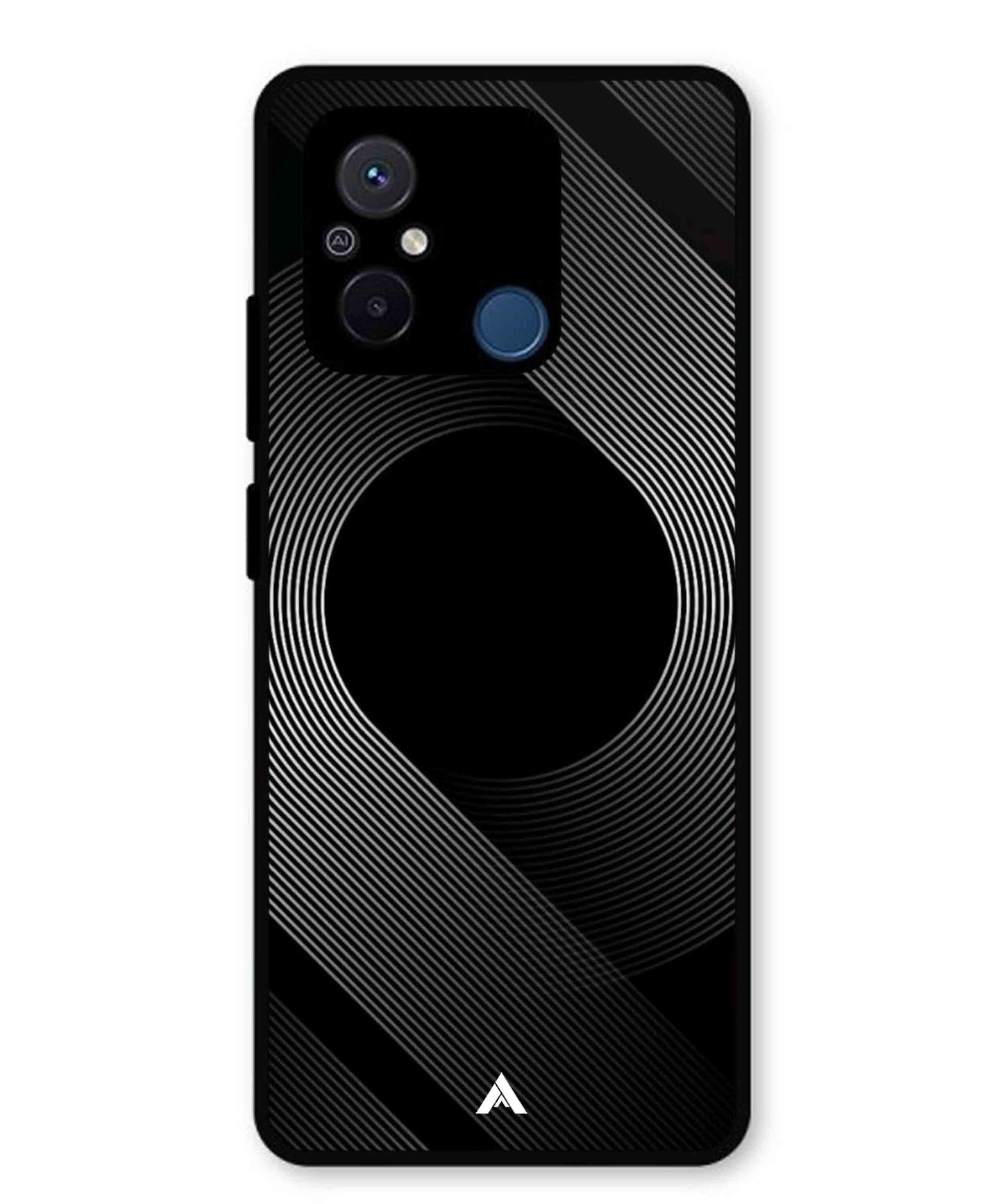 Stripe Pattern 14 Metal Back Cover Phone Case for Xiaomi Redmi 12C