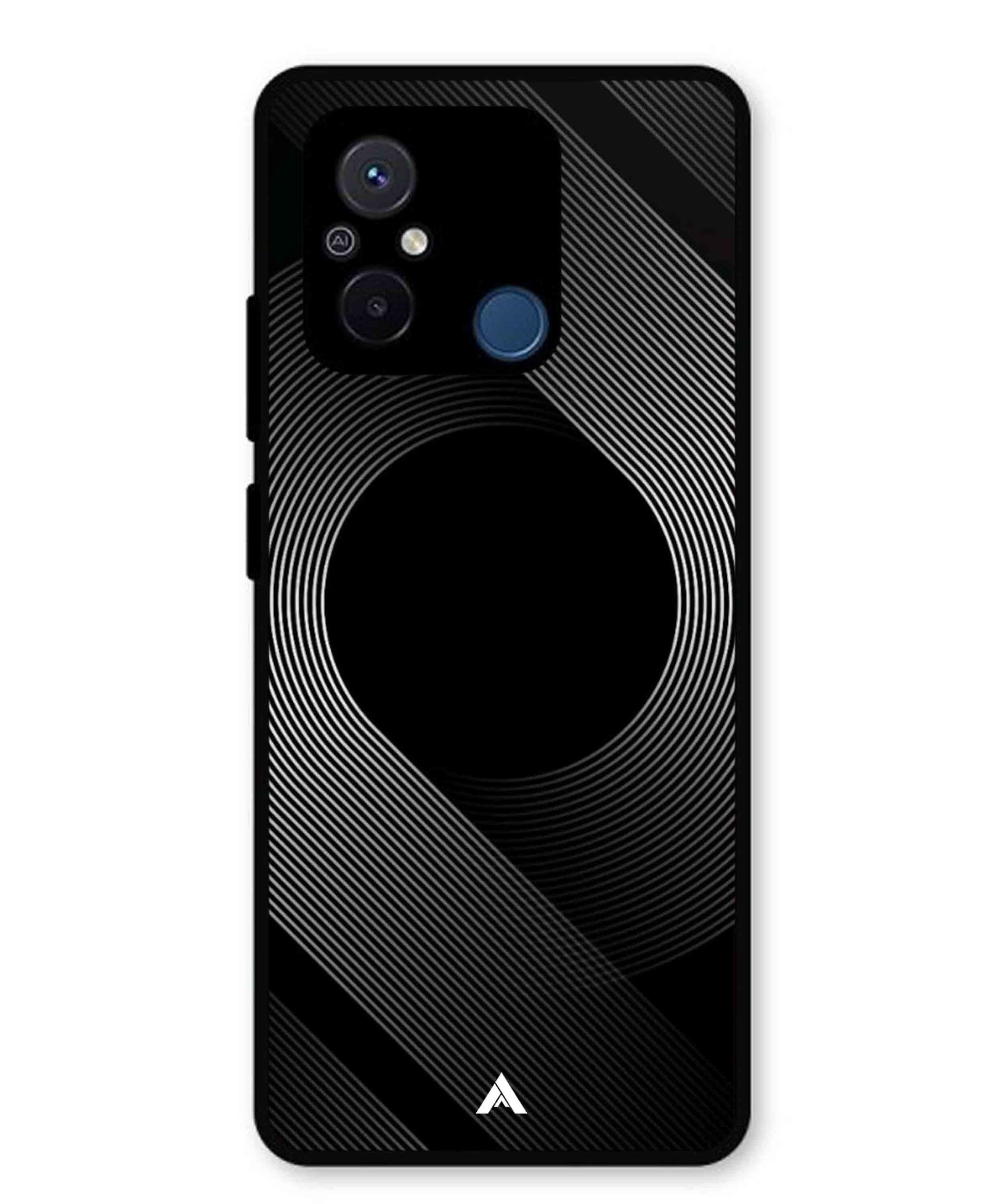 Stripe Pattern 14 Metal Back Cover Phone Case for Xiaomi Redmi 12C