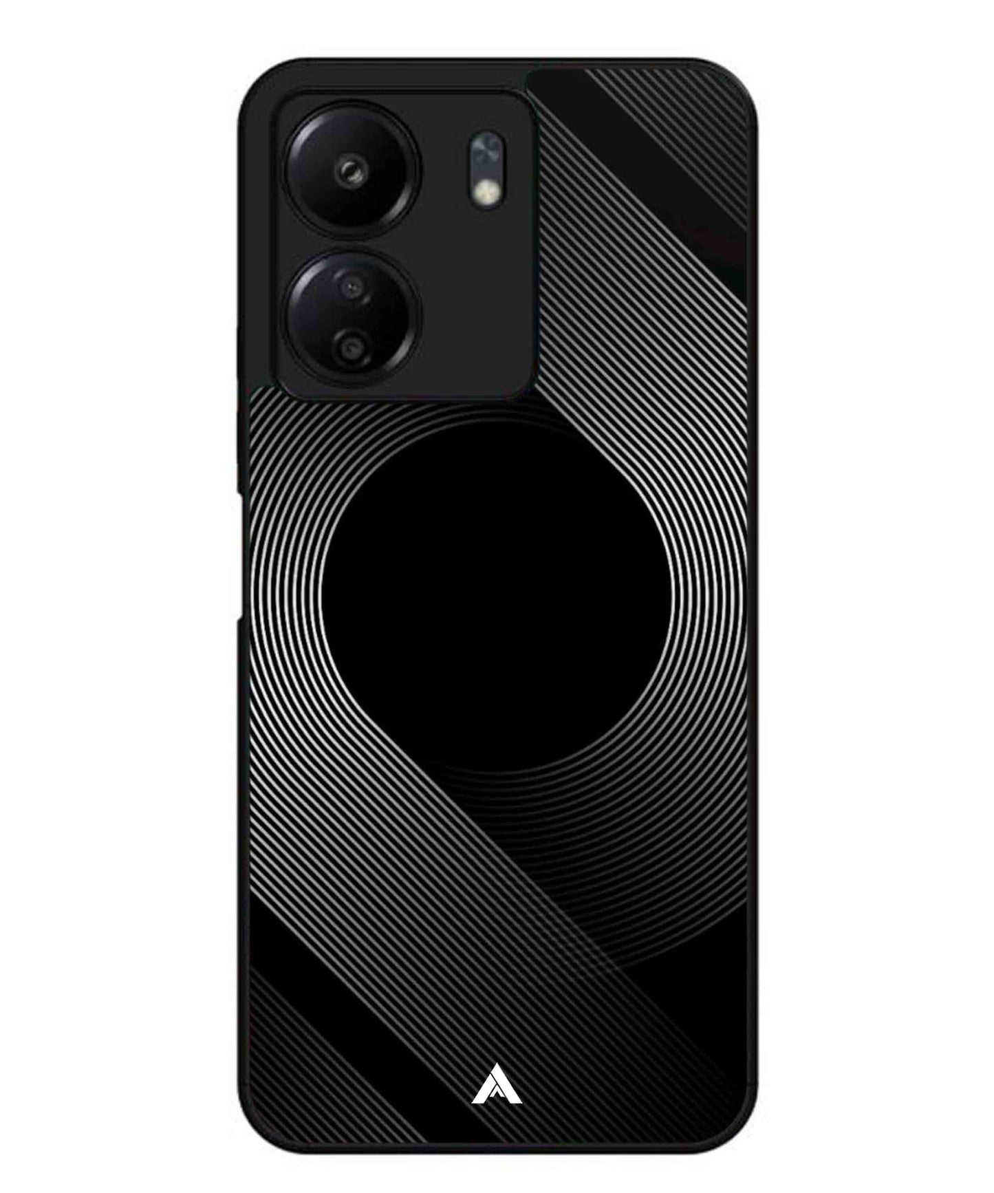 Stripe Pattern 14 Metal Back Cover Phone Case for Xiaomi Redmi 13C 4G