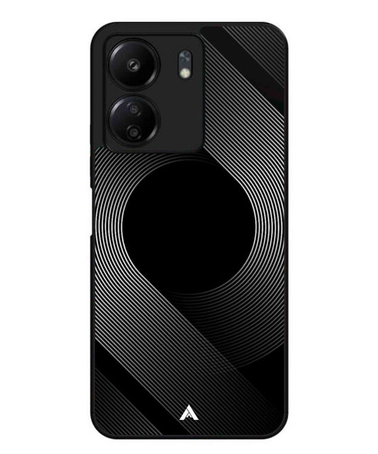 Stripe Pattern 14 Metal Back Cover Phone Case for Xiaomi Redmi 13C 4G