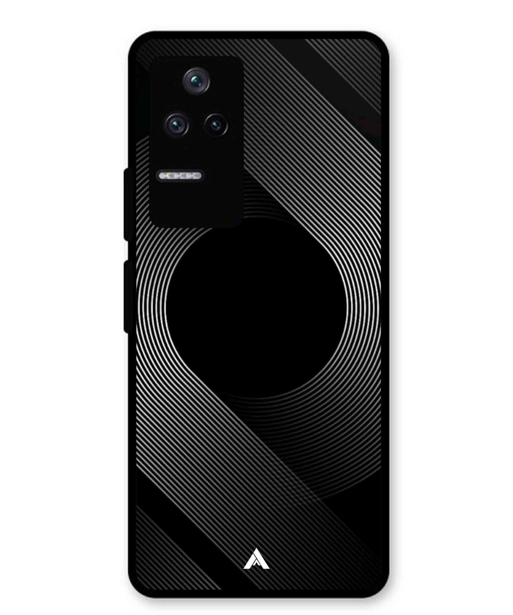 Stripe Pattern 14 Metal Back Cover Phone Case for Xiaomi Redmi K40s