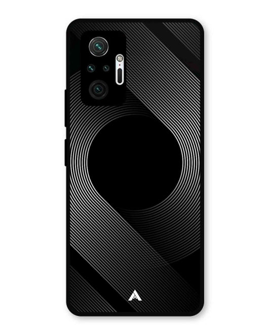 Stripe Pattern 14 Metal Back Cover Phone Case for Xiaomi Redmi Note 10 Pro