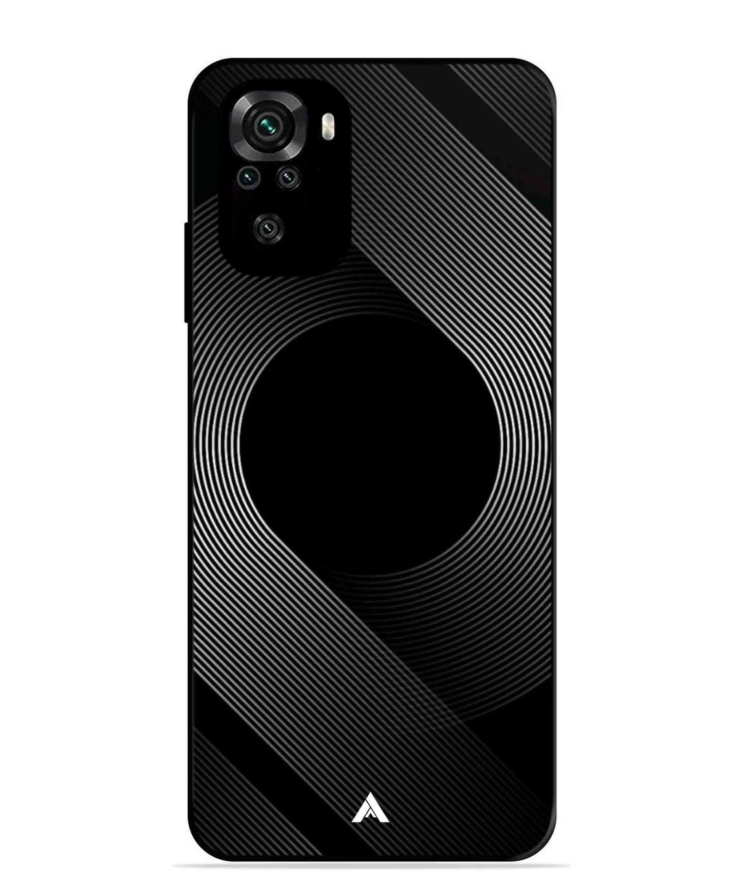 Stripe Pattern 14 Metal Back Cover Phone Case for Xiaomi Redmi Note 11SE
