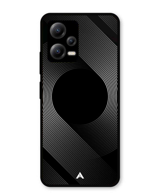 Stripe Pattern 14 Metal Back Cover Phone Case for Xiaomi Redmi Note 12 5G