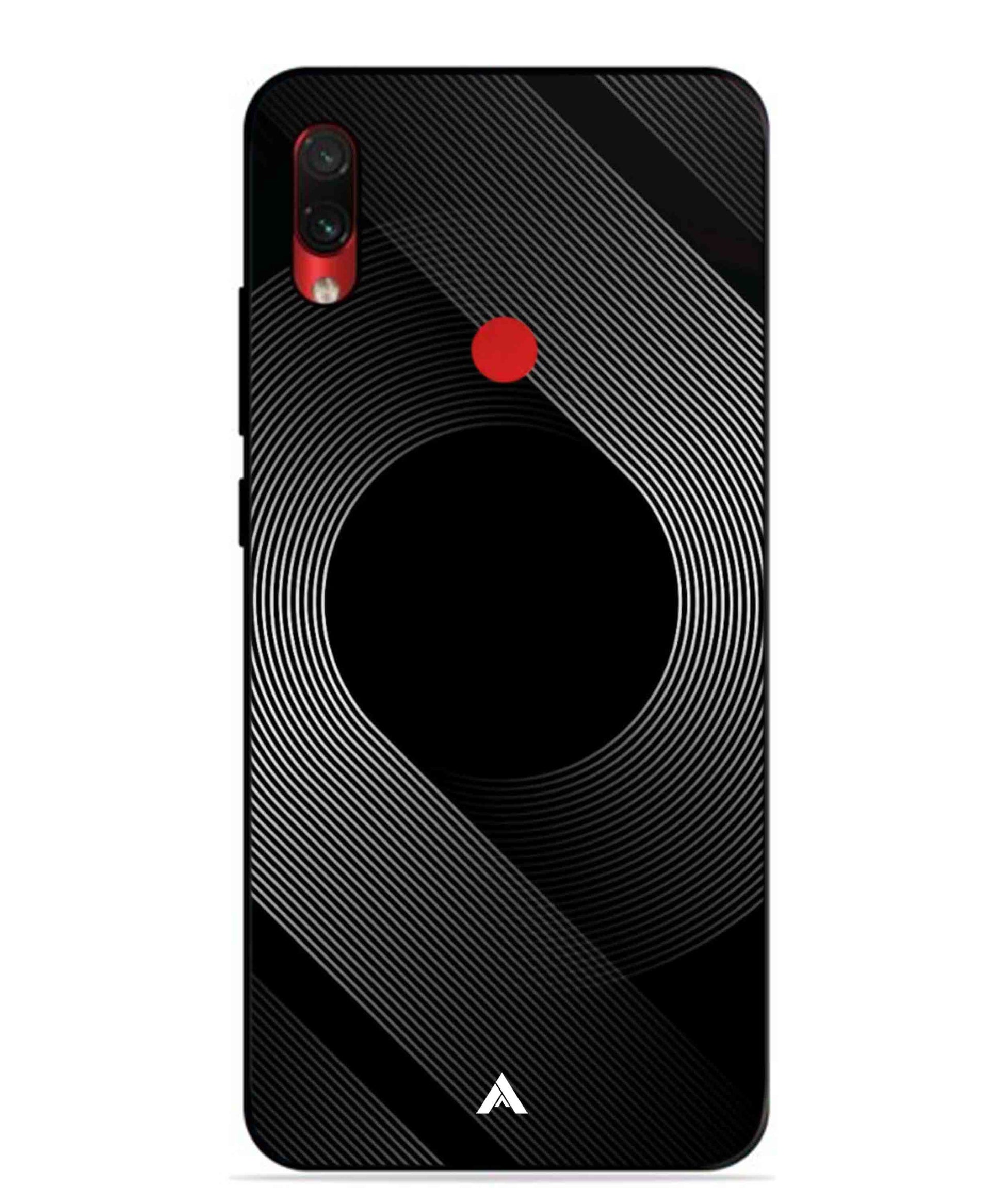 Stripe Pattern 14 Metal Back Cover Phone Case for Xiaomi Redmi Note 7s
