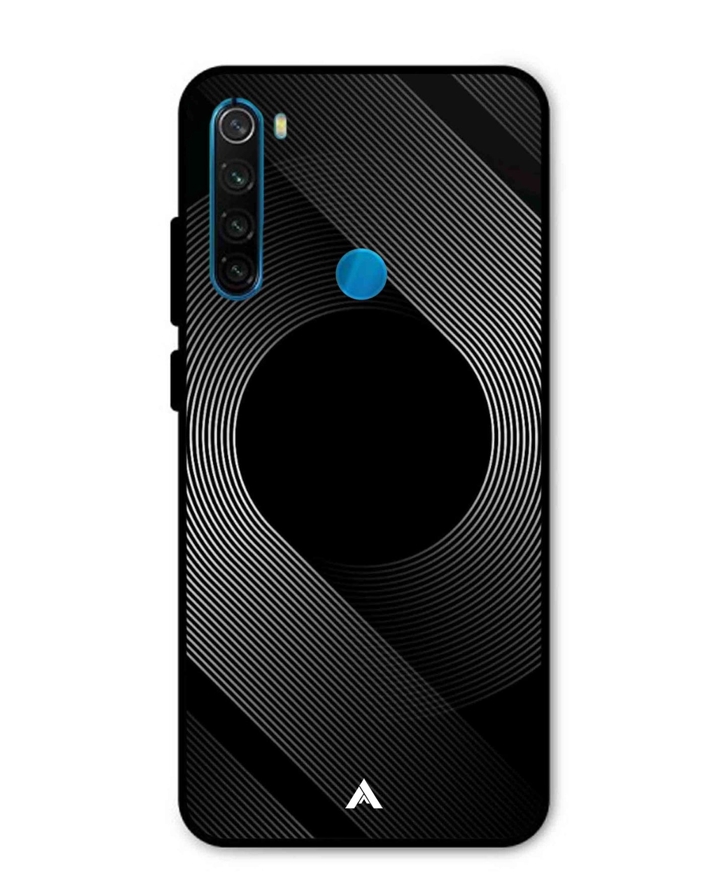 Stripe Pattern 14 Metal Back Cover Phone Case for Xiaomi Redmi Note 8