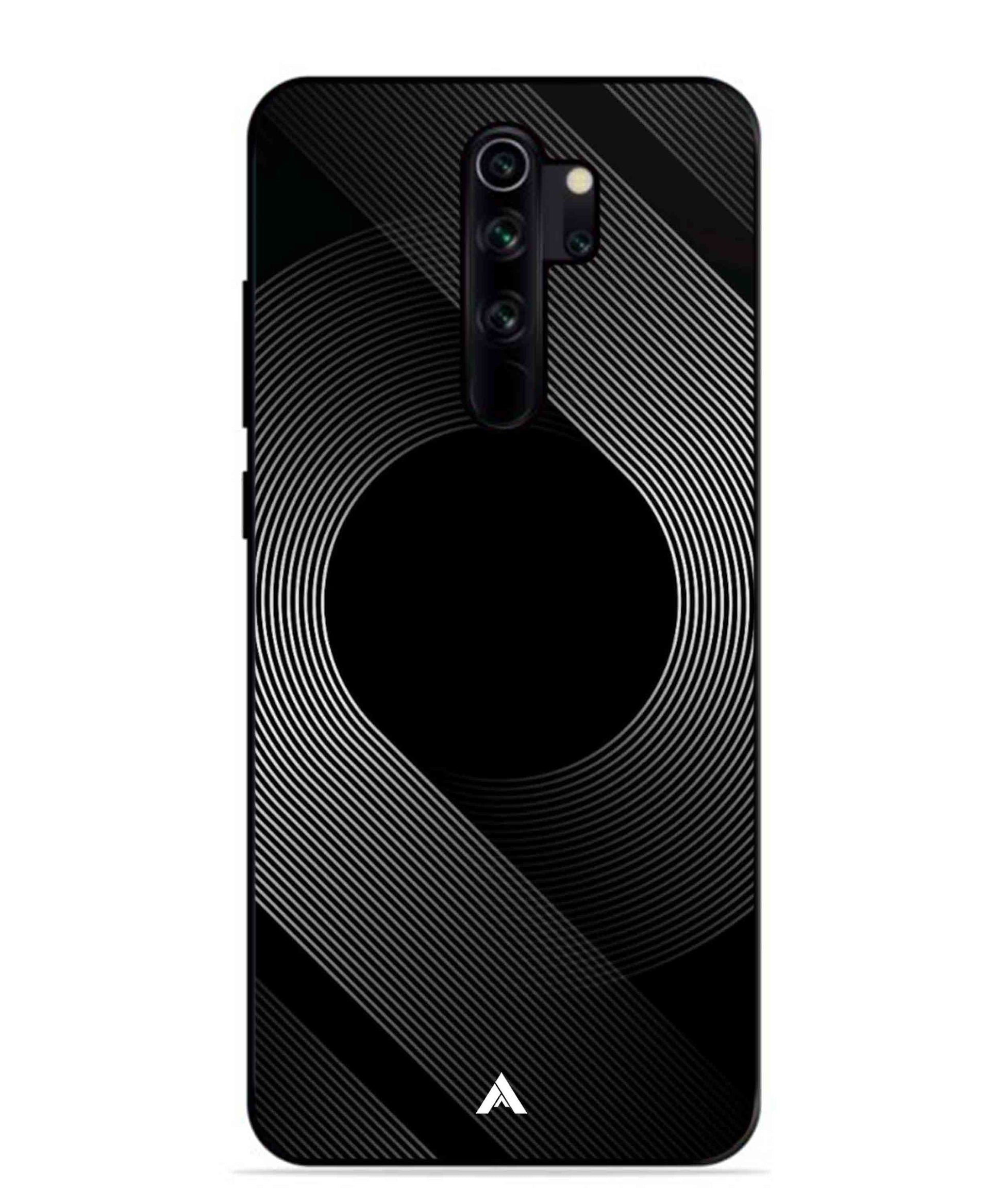Stripe Pattern 14 Metal Back Cover Phone Case for Xiaomi Redmi Note 8 Pro