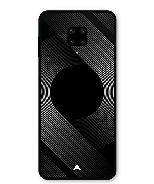 Stripe Pattern 14 Metal Back Cover Phone Case for Xiaomi Redmi Note 9 Pro