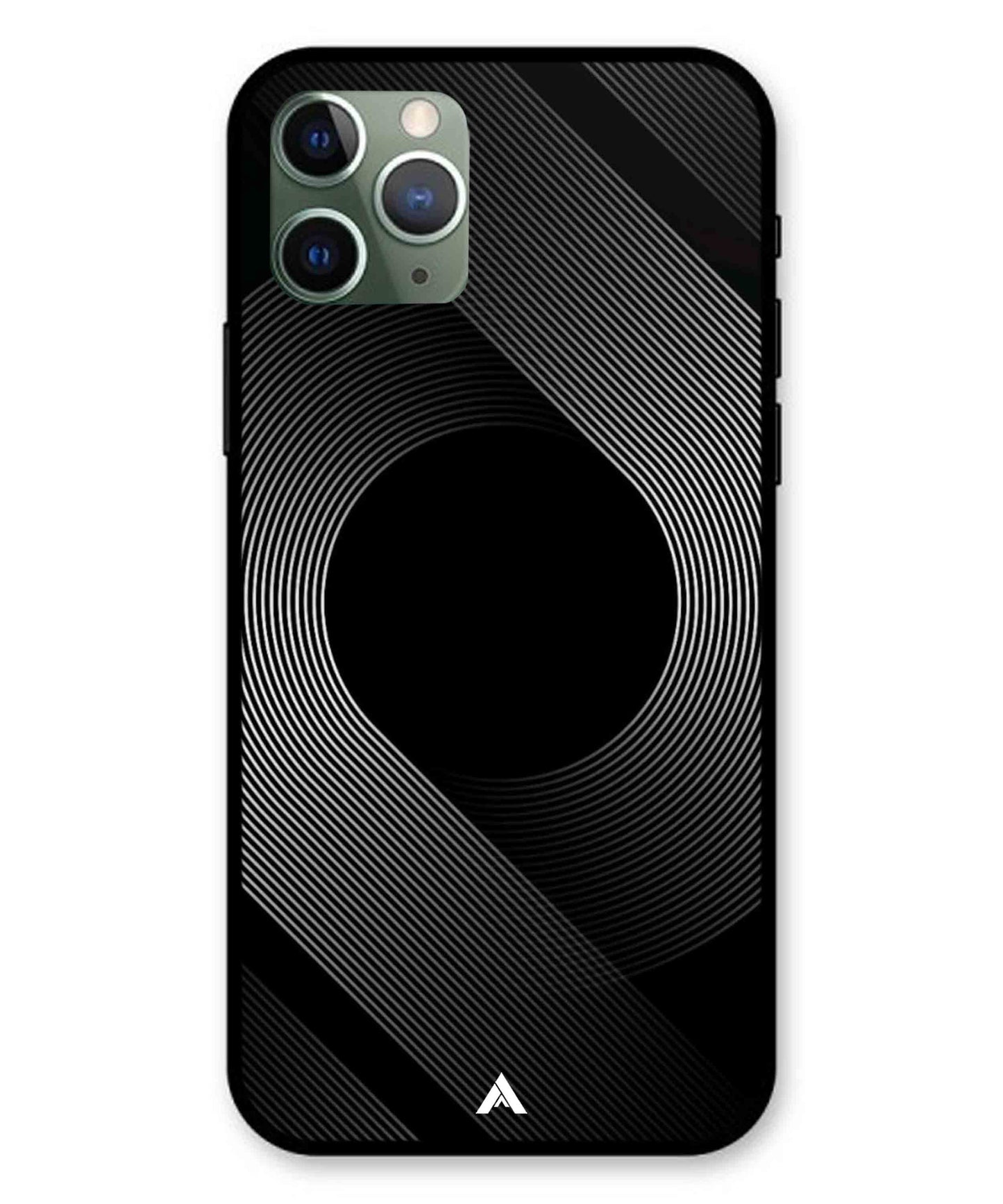 Stripe Pattern 14 Metal Back Cover Phone Case for iPhone 11 Pro