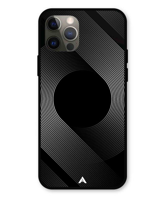 Stripe Pattern 14 Metal Back Cover Phone Case for iPhone 12 Pro