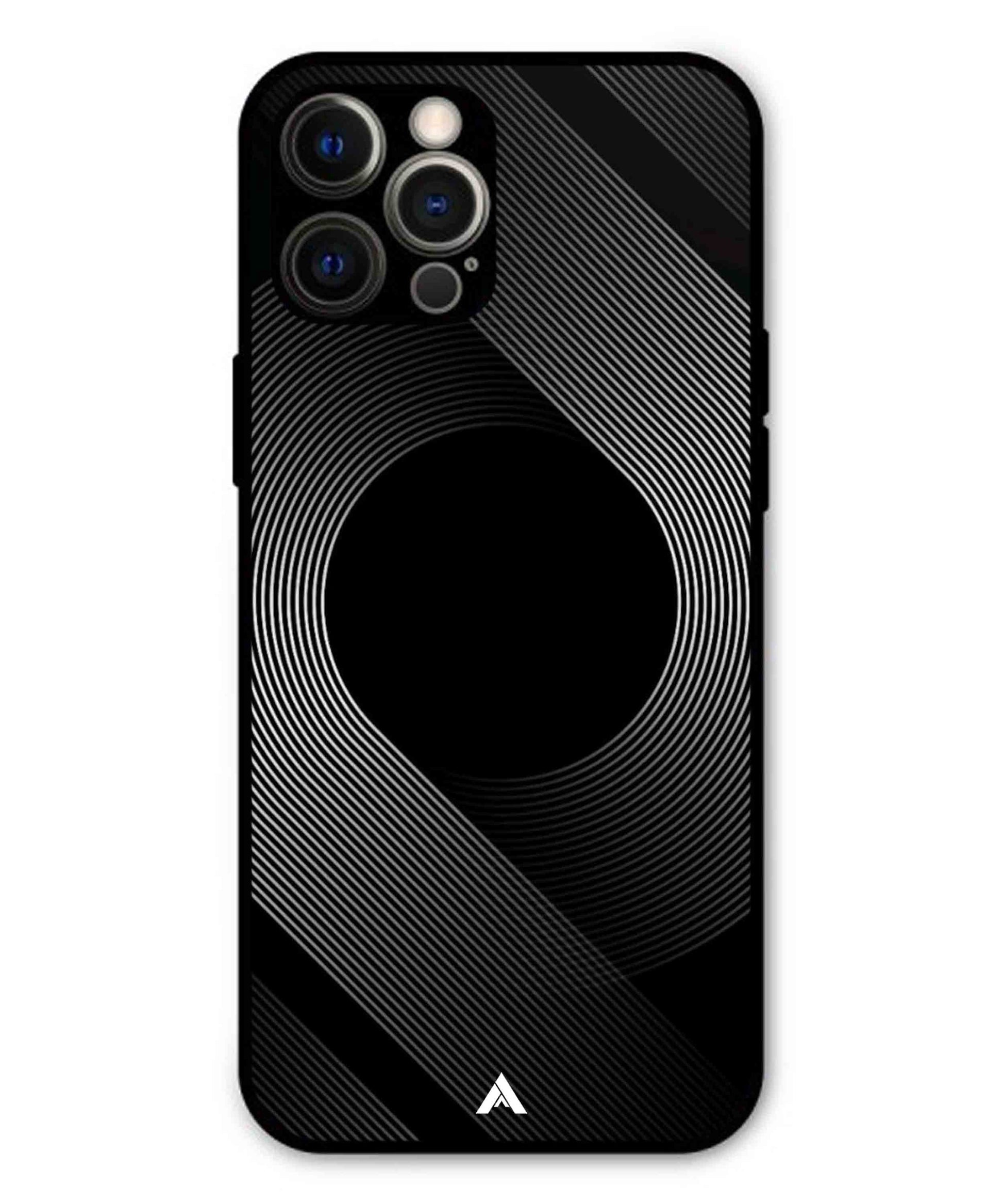 Stripe Pattern 14 Metal Back Cover Phone Case for iPhone 12 Pro Max