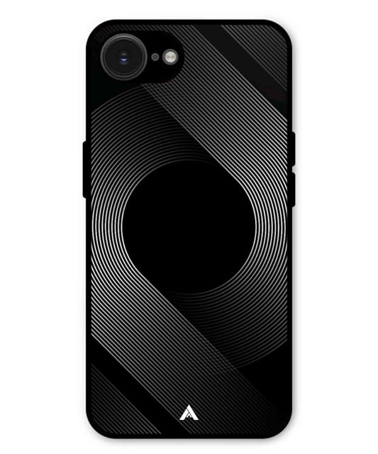 Stripe Pattern 14 Metal Back Cover Phone Case for iPhone 16e