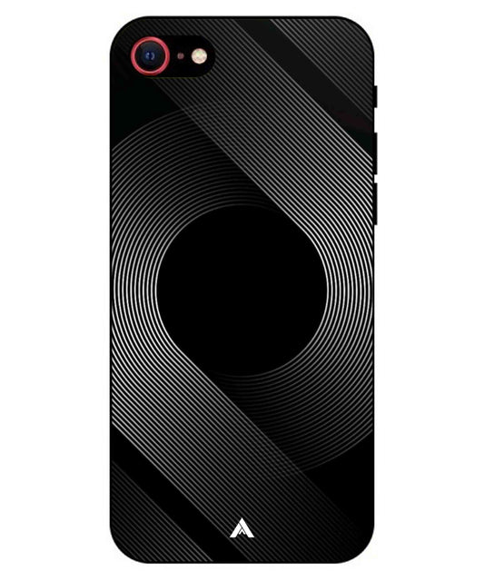 Stripe Pattern 14 Metal Back Cover Phone Case for iPhone 8