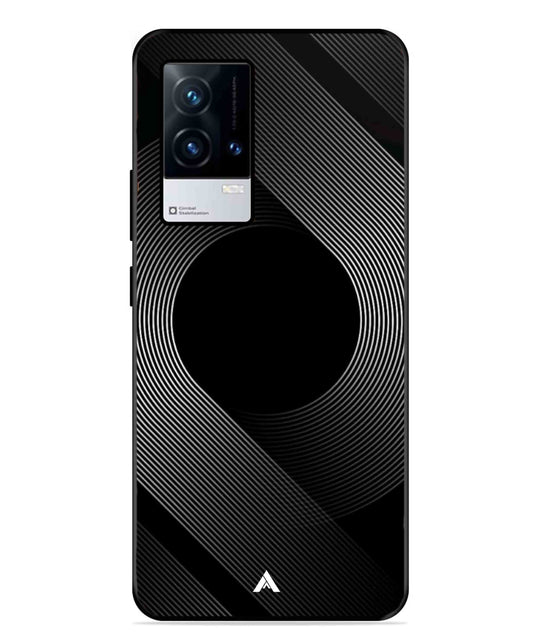 Stripe Pattern 14 Metal Back Cover Phone Case for iQOO 9