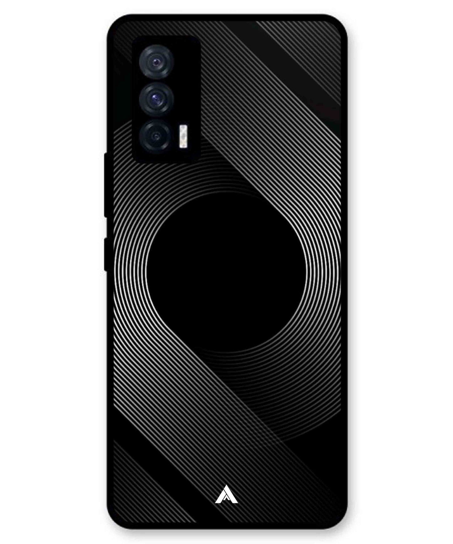 Stripe Pattern 14 Metal Back Cover Phone Case for iQOO Neo 5