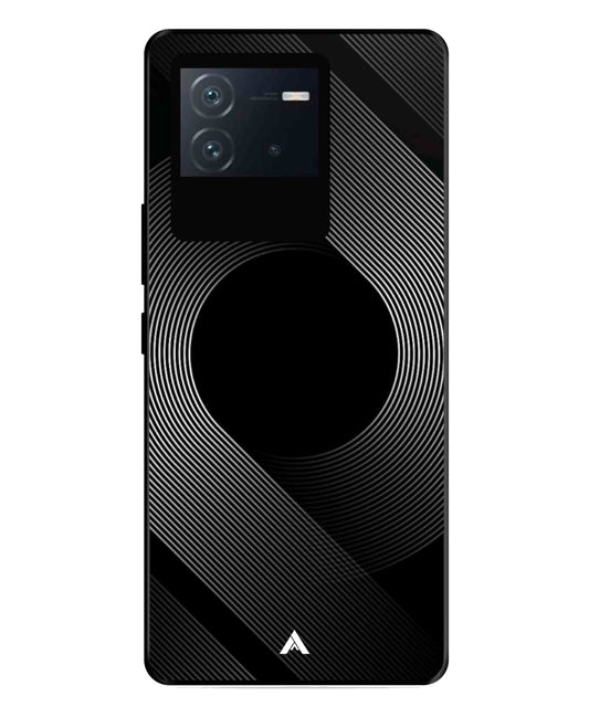 Stripe Pattern 14 Metal Back Cover Phone Case for iQOO Neo 6
