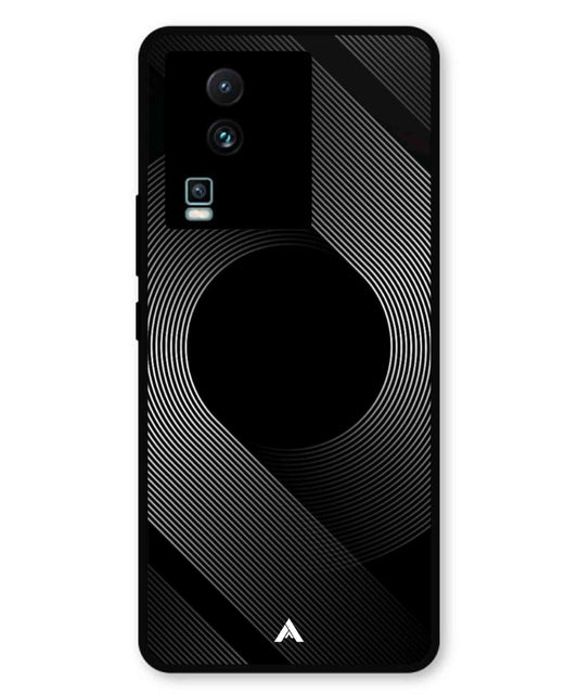 Stripe Pattern 14 Metal Back Cover Phone Case for iQOO Neo 7