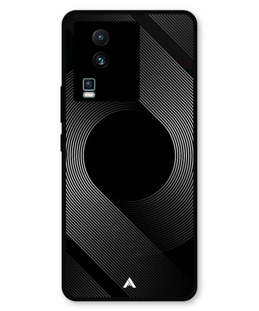 Stripe Pattern 14 Metal Back Cover Phone Case for iQOO Neo 7 Pro