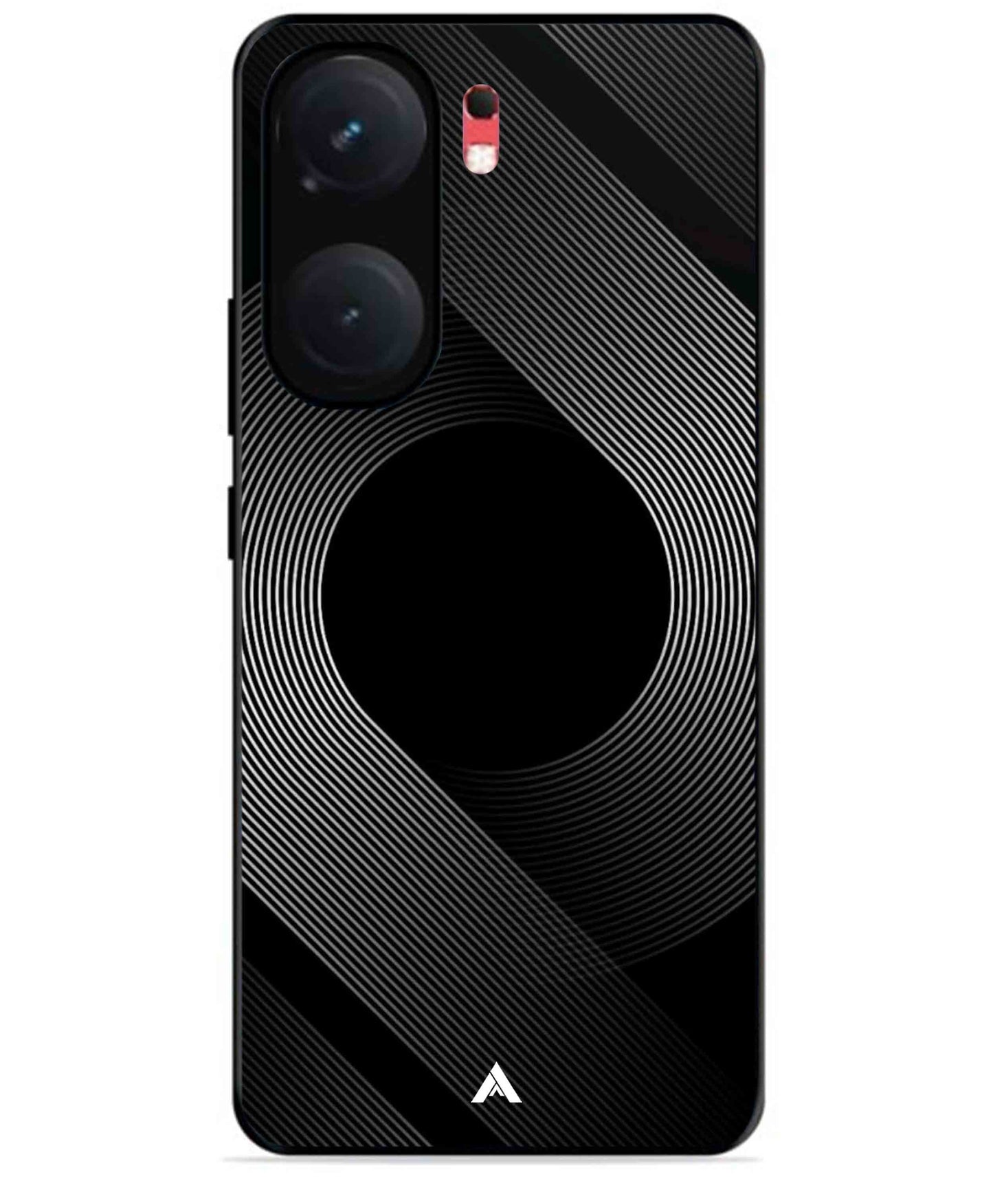 Stripe Pattern 14 Metal Back Cover Phone Case for iQOO Neo 9 Pro