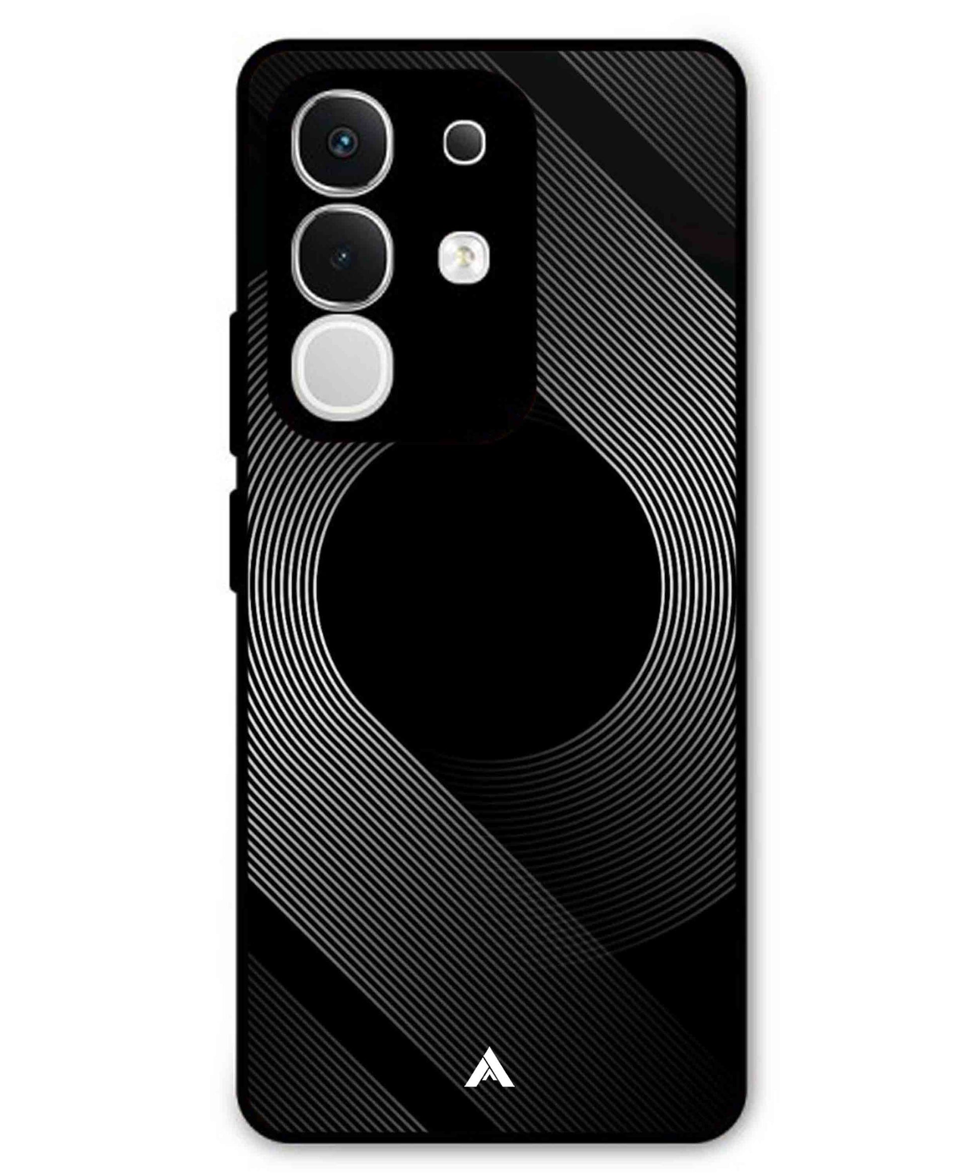 Stripe Pattern 14 Metal Back Cover Phone Case for iQOO Z10x