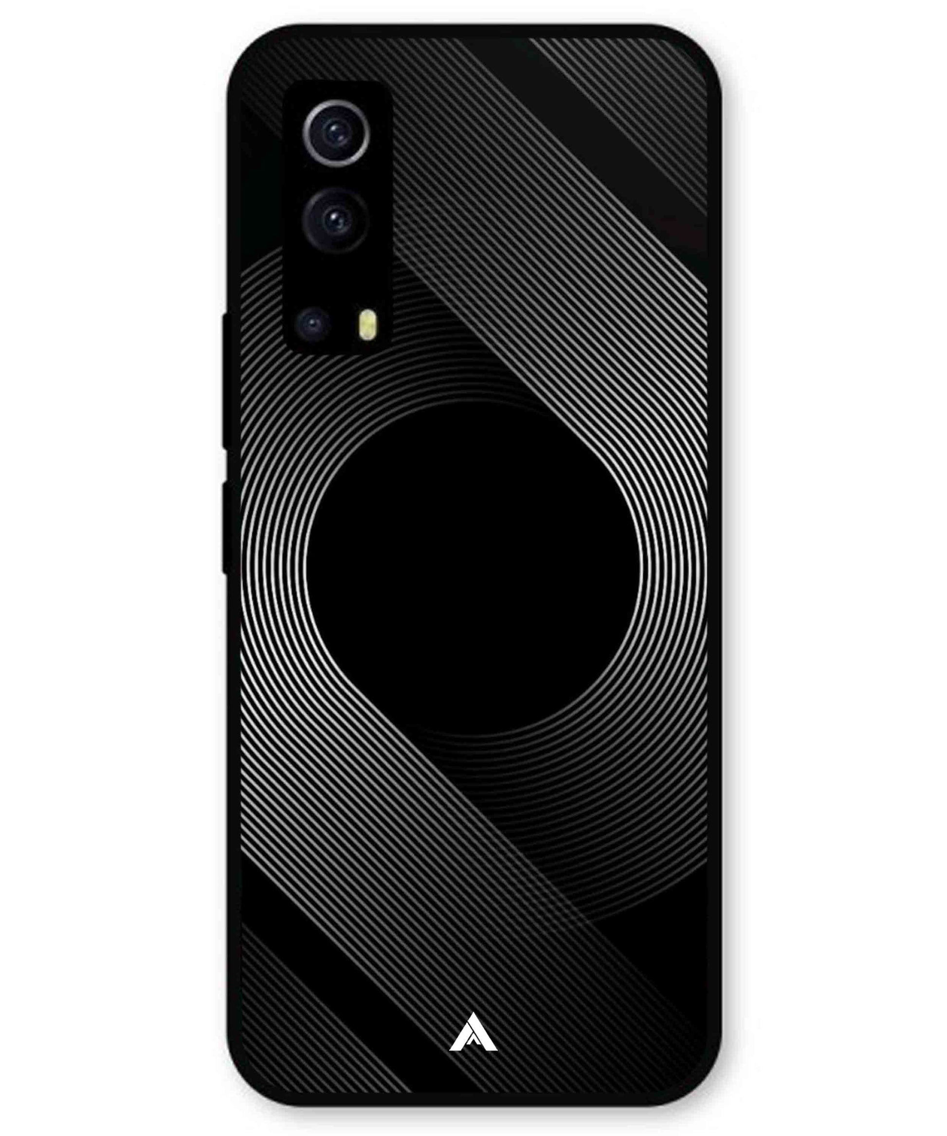 Stripe Pattern 14 Metal Back Cover Phone Case for iQOO Z3