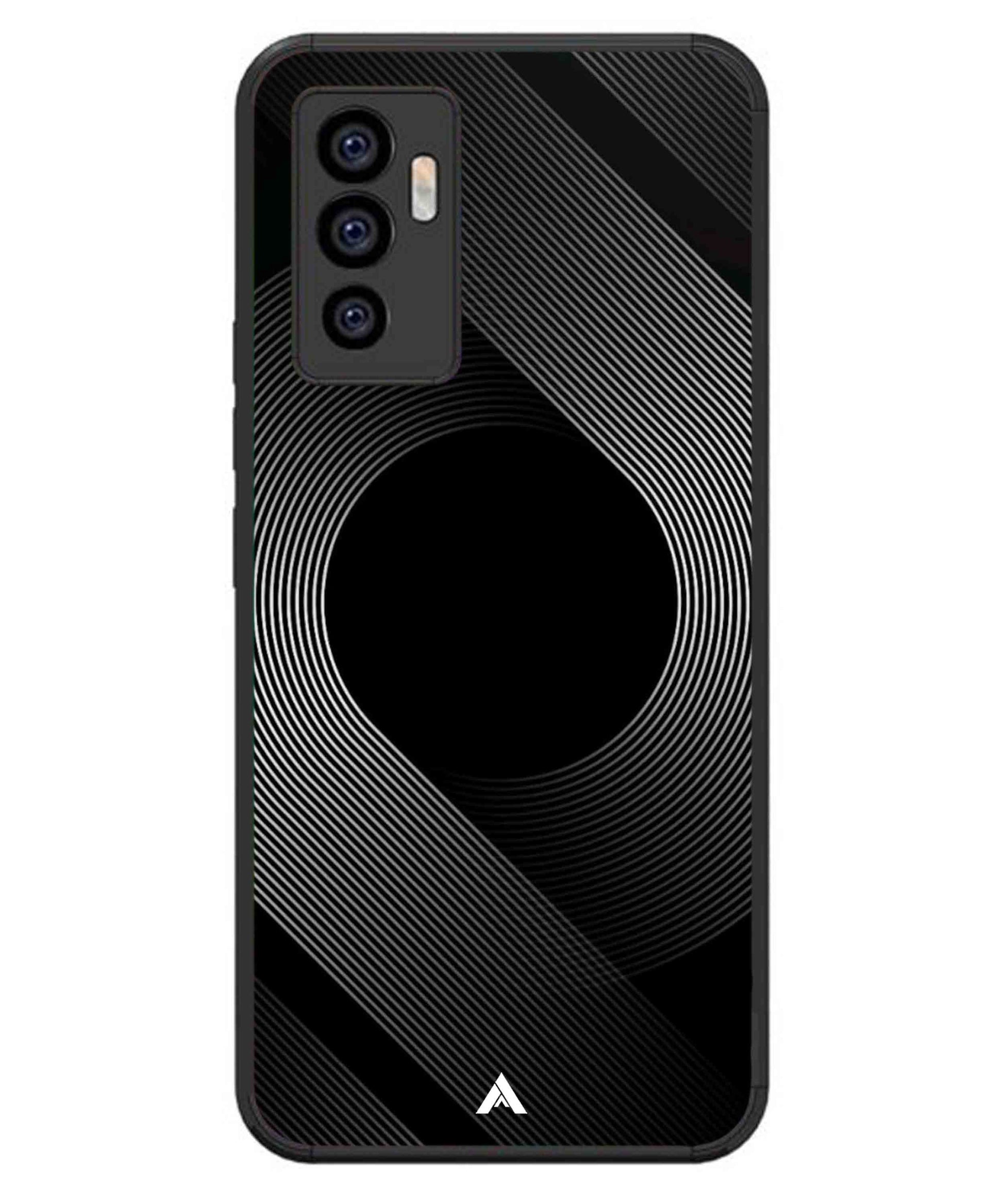 Stripe Pattern 14 Metal Back Cover Phone Case for iQOO Z6