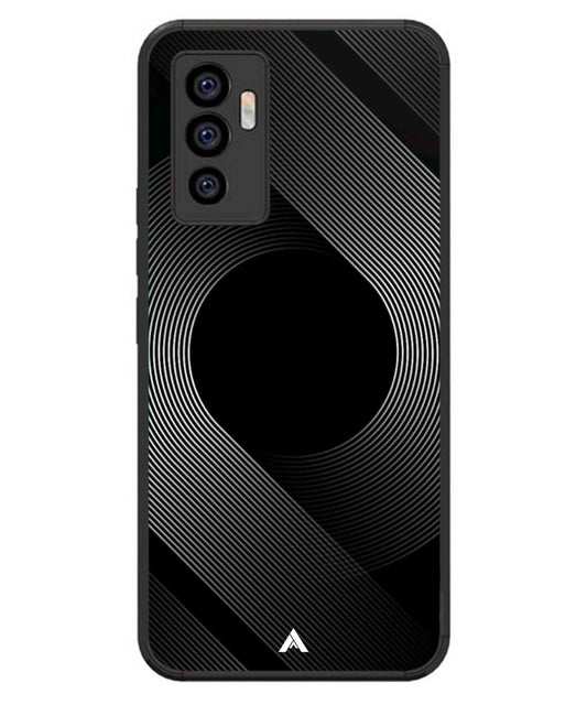 Stripe Pattern 14 Metal Back Cover Phone Case for iQOO Z6