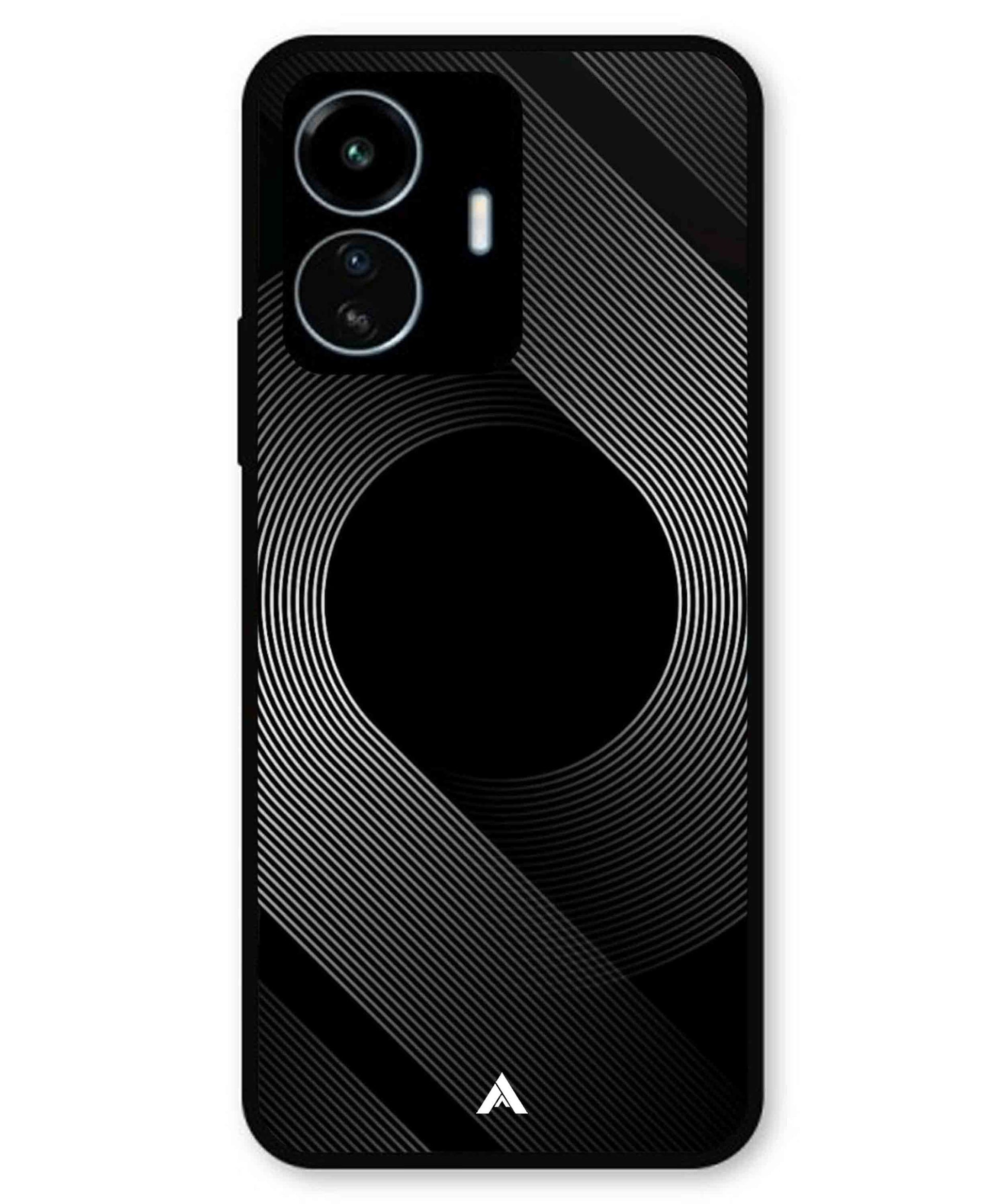 Stripe Pattern 14 Metal Back Cover Phone Case for iQOO Z6 Lite
