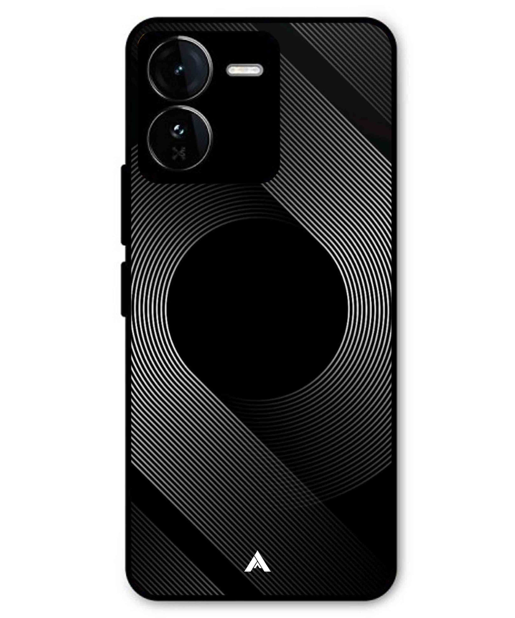 Stripe Pattern 14 Metal Back Cover Phone Case for iQOO Z9