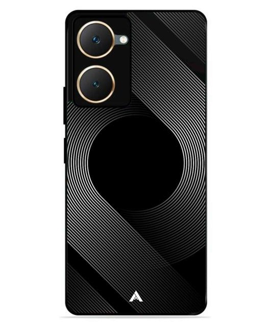 Stripe Pattern 14 Metal Back Cover Phone Case for iQOO Z9 Lite