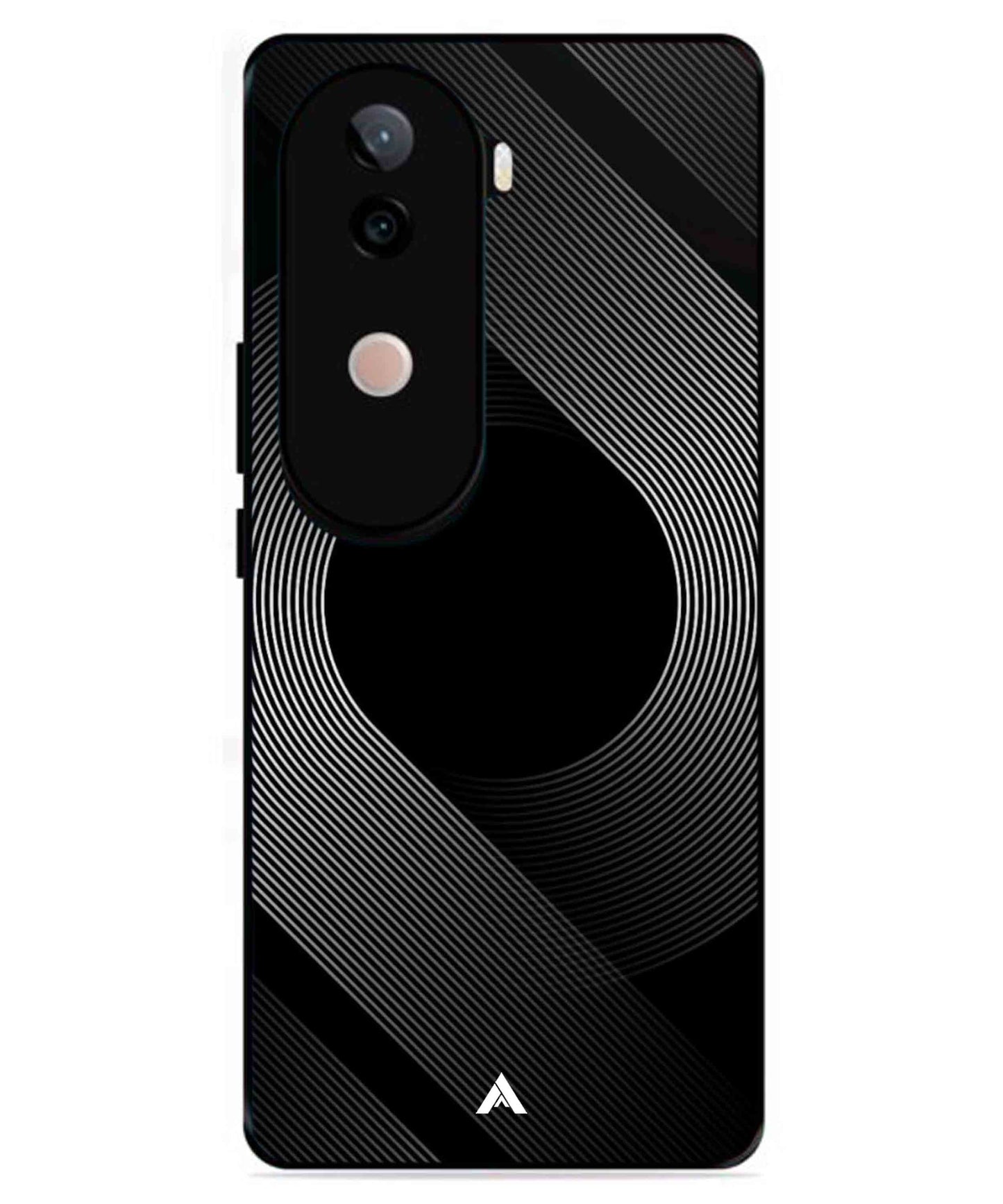 Stripe Pattern 14 Metal Back Cover Phone Case for iQOO Z9s