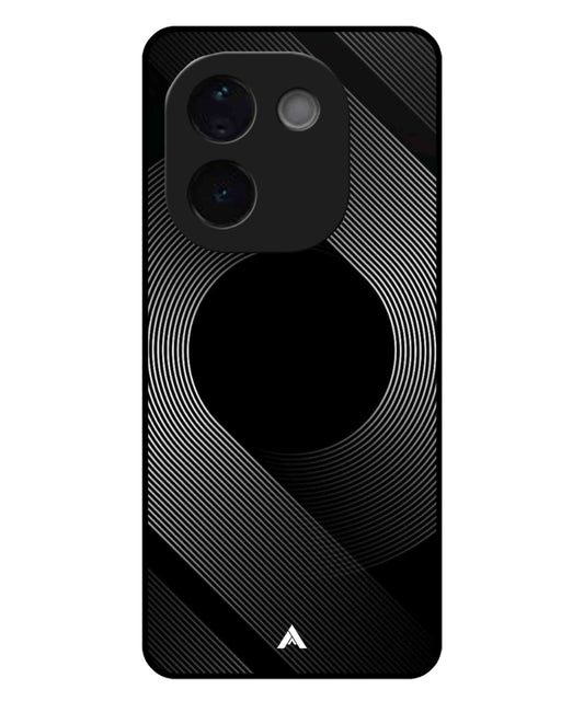Stripe Pattern 14 Metal Back Cover Phone Case for iQOO Z9s Pro