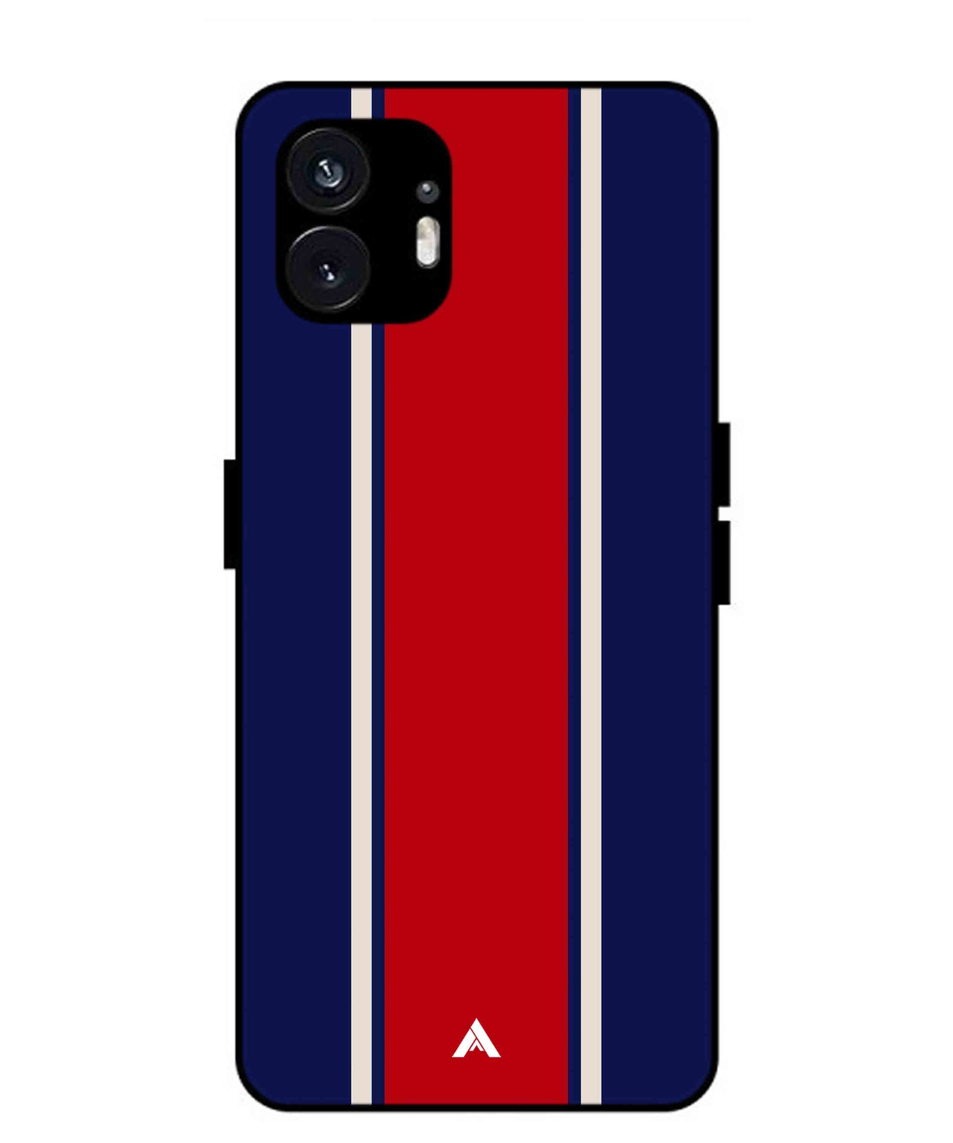 Stripe Pattern 15 Metal Back Cover Phone Case for Nothing Phone 2a