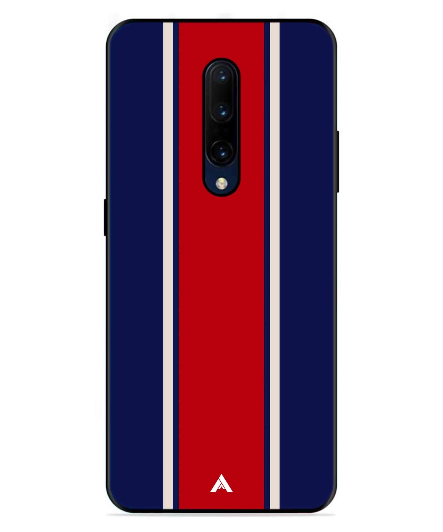 Stripe Pattern 15 Metal Back Cover Phone Case for Oneplus 7 Pro
