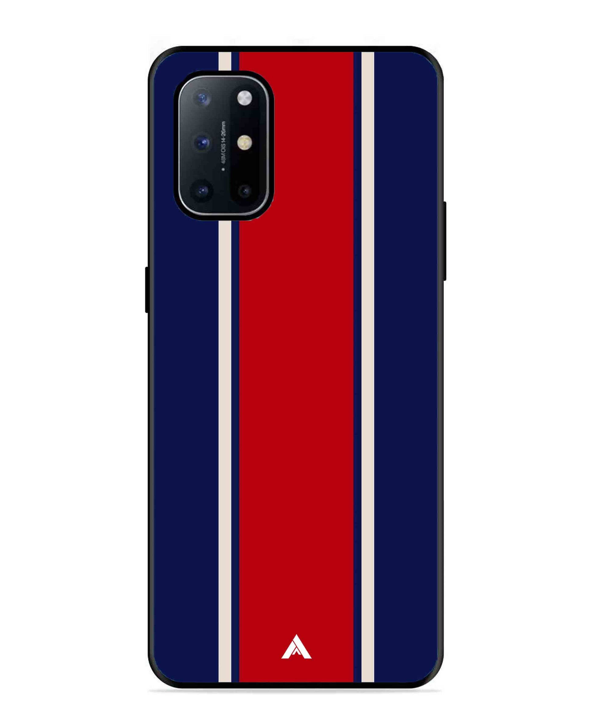 Stripe Pattern 15 Metal Back Cover Phone Case for Oneplus 8T
