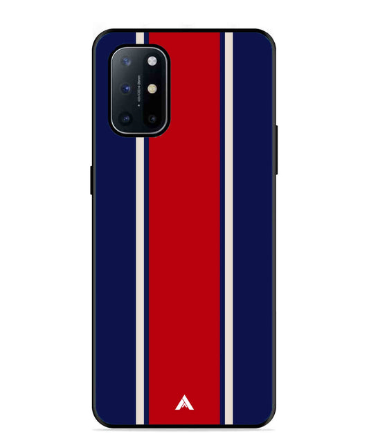 Stripe Pattern 15 Metal Back Cover Phone Case for Oneplus 8T