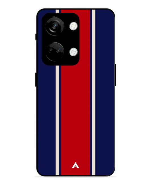Stripe Pattern 15 Metal Back Cover Phone Case for Oneplus Nord 3