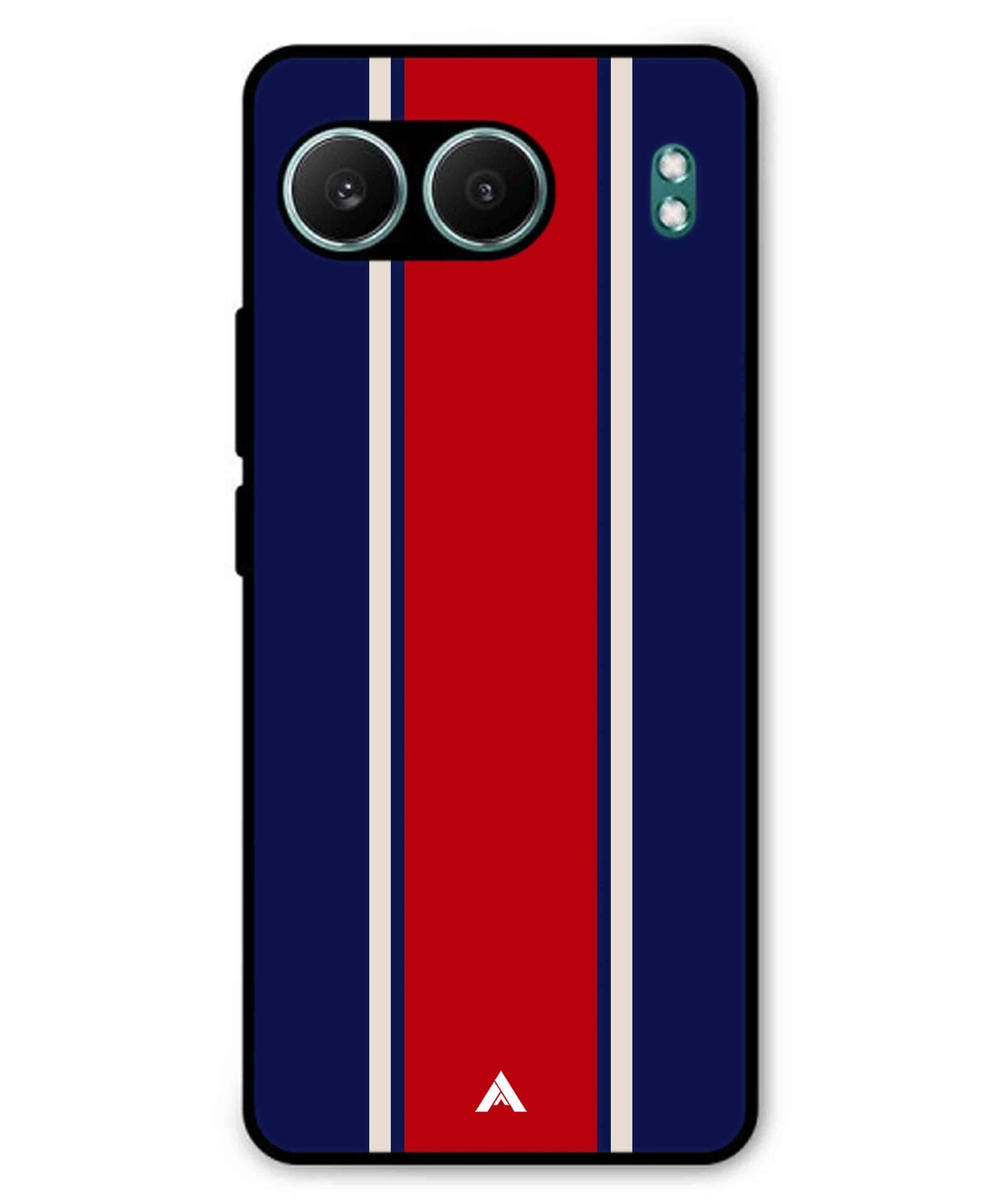Stripe Pattern 15 Metal Back Cover Phone Case for Oneplus Nord 4