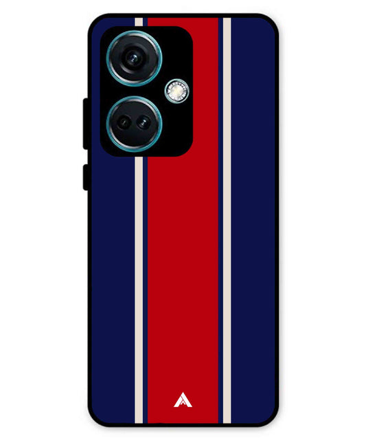 Stripe Pattern 15 Metal Back Cover Phone Case for Oneplus Nord CE 3