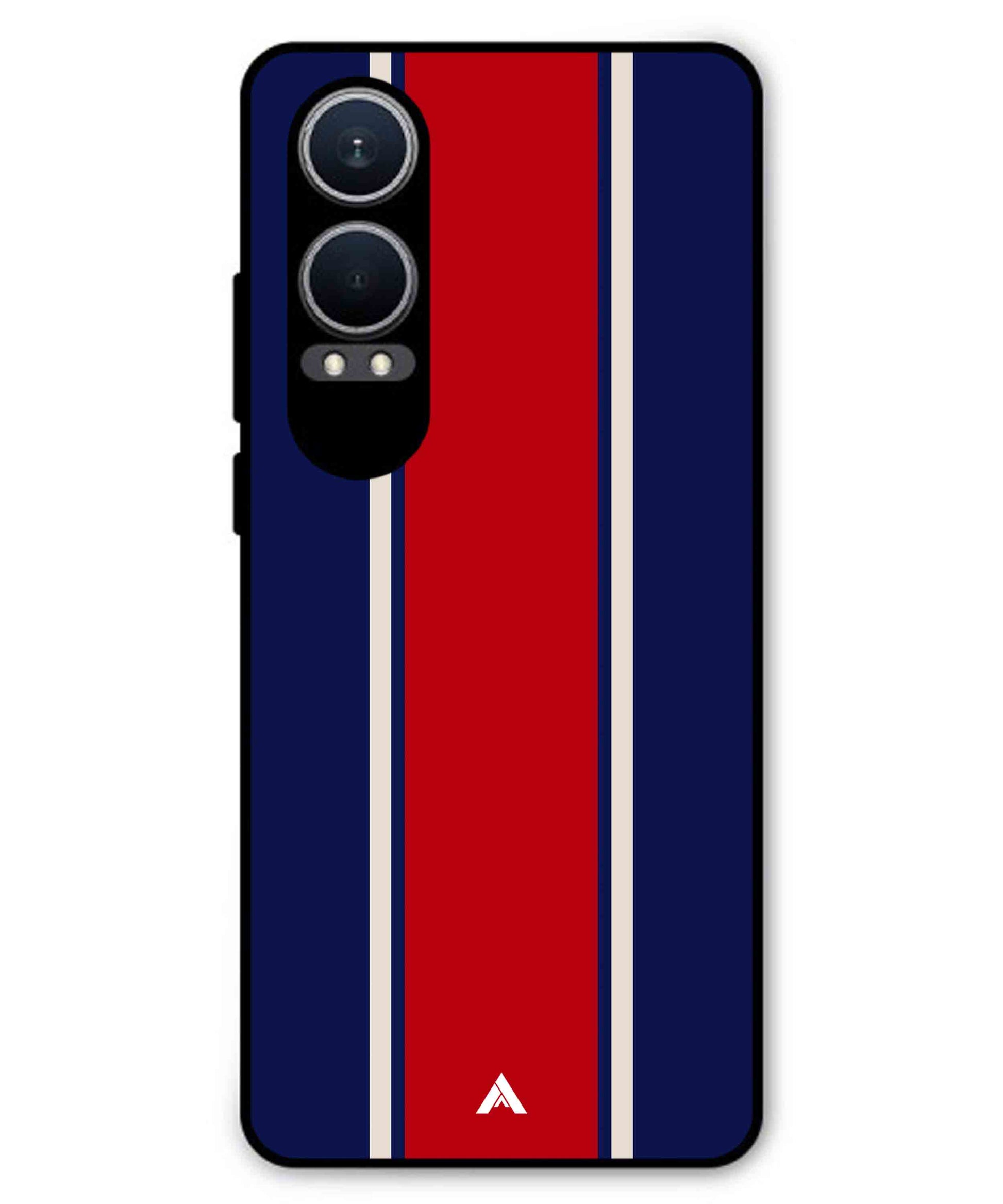 Stripe Pattern 15 Metal Back Cover Phone Case for Oneplus Nord CE 4 Lite