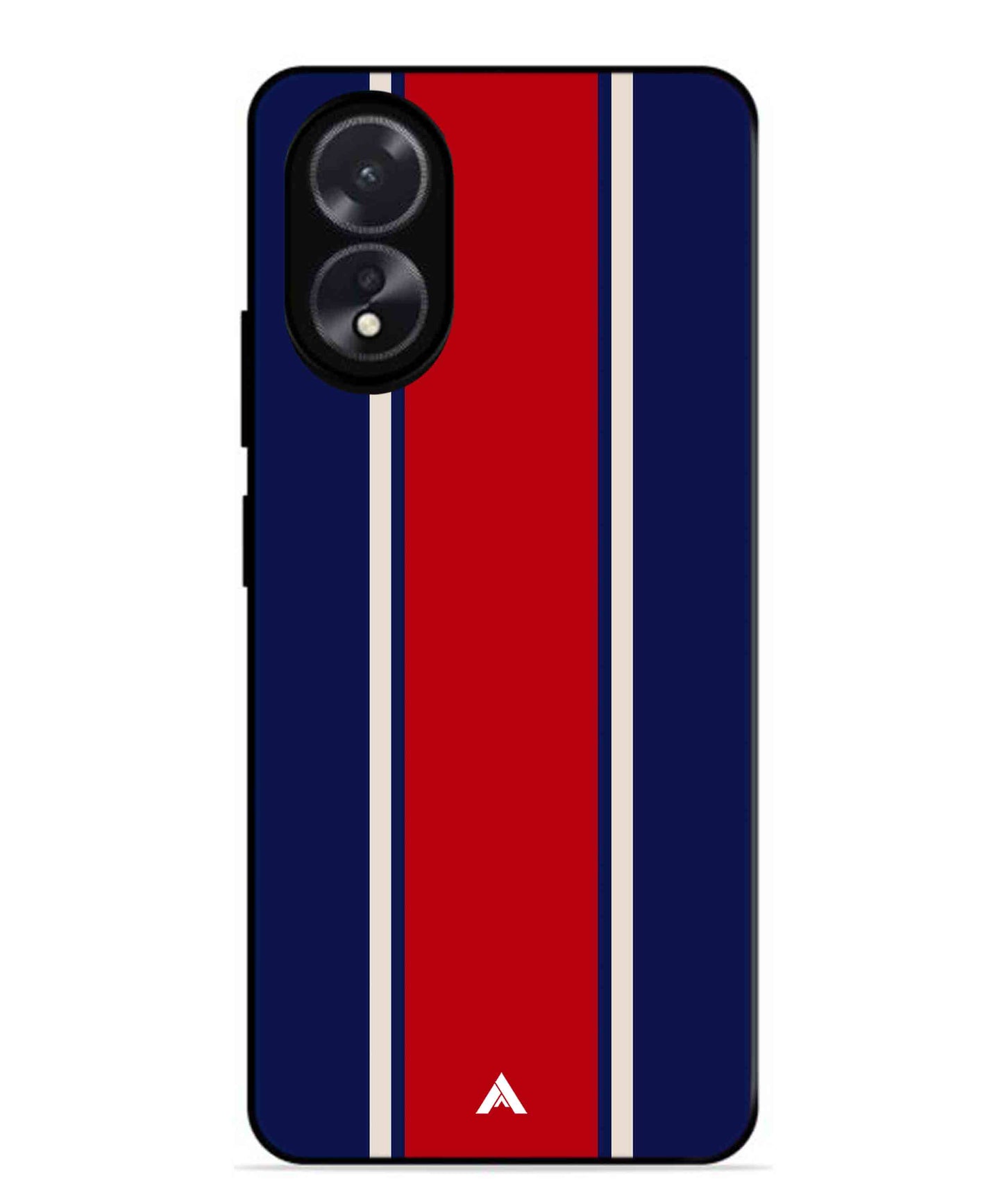 Stripe Pattern 15 Metal Back Cover Phone Case for Oppo A18