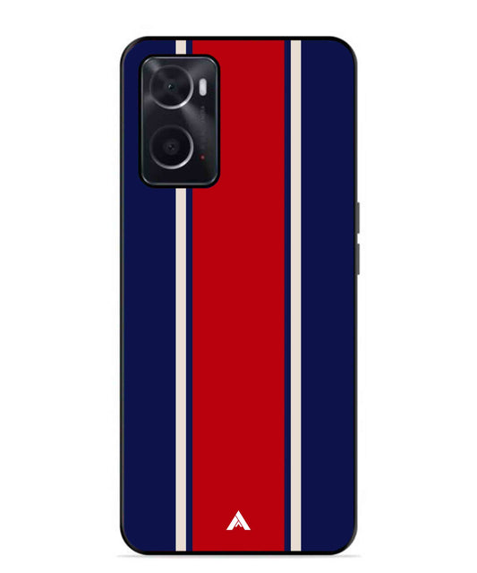 Stripe Pattern 15 Metal Back Cover Phone Case for Oppo A36